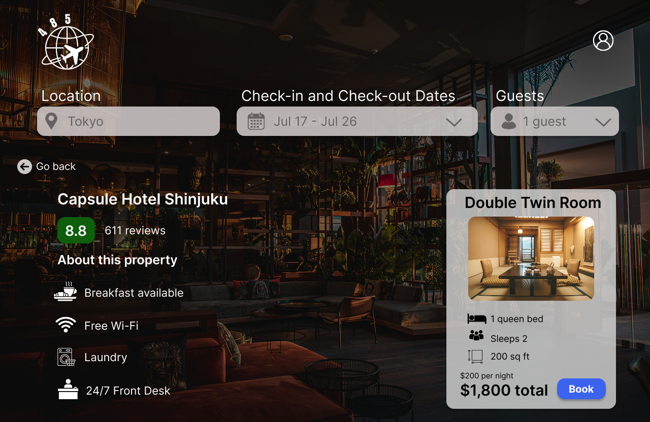 Hotel Details Screenshot