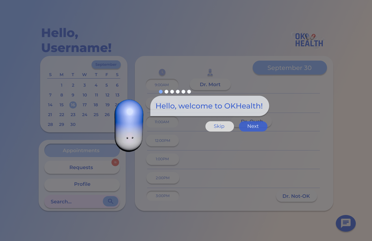 OKHealth Doctor Search Frame Screenshot