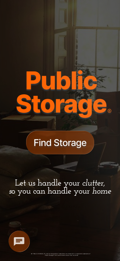 Public Storage A24 Mobile Landing